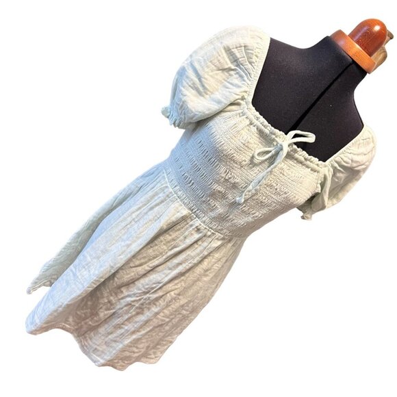 NWT Roxy Soft 100 Percent Cotton Summer Mini Dress M - Picture 4 of 13